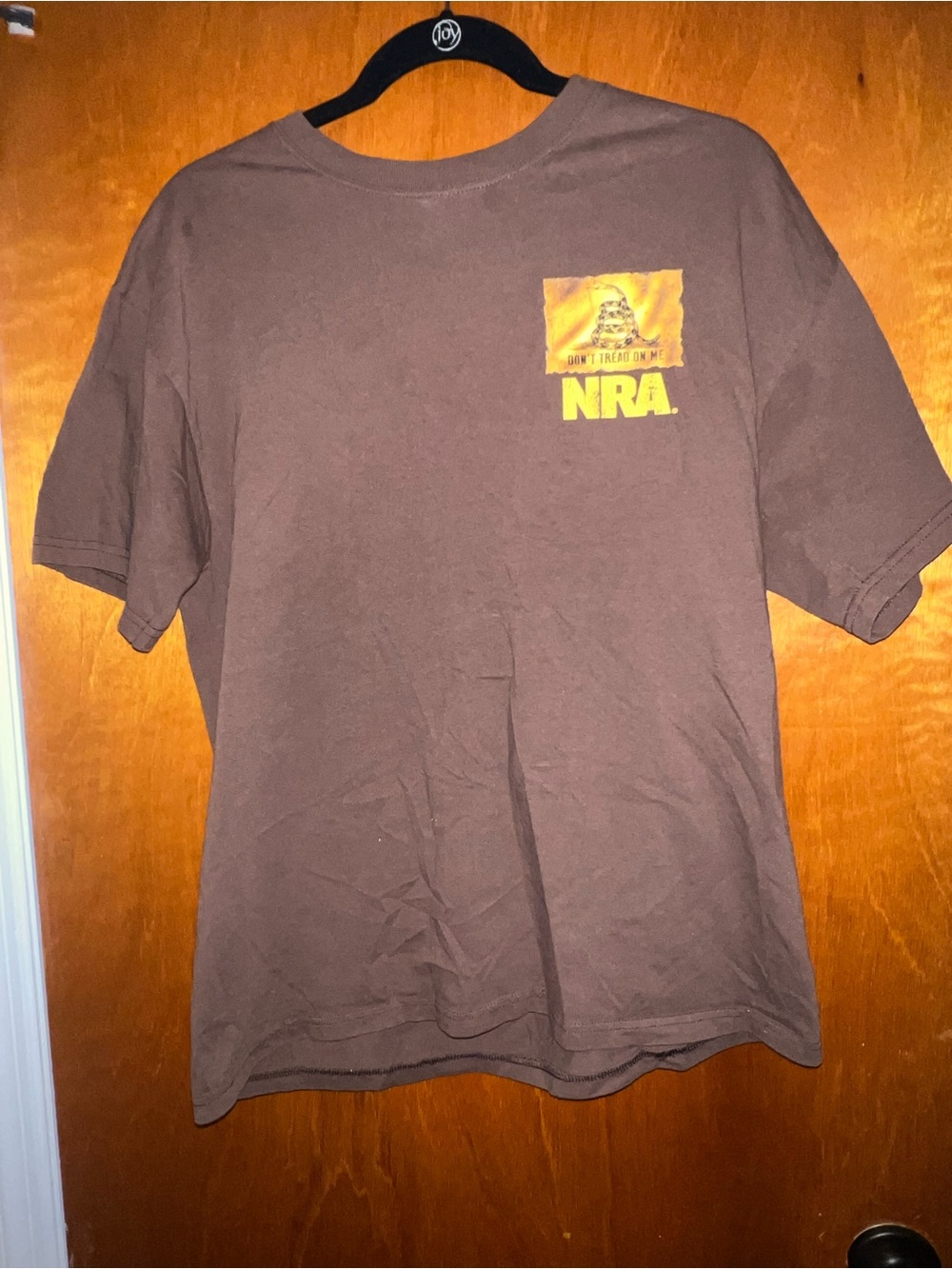 NRA Don't Tread On Me Men Medium Graphic Rattlesnake Shirt